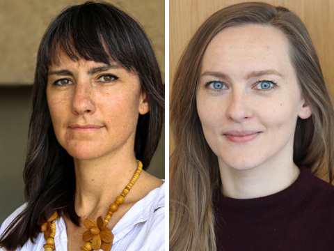 MAC Associate Director Maeve Wallace and MAC research faculty Dovile Vilda